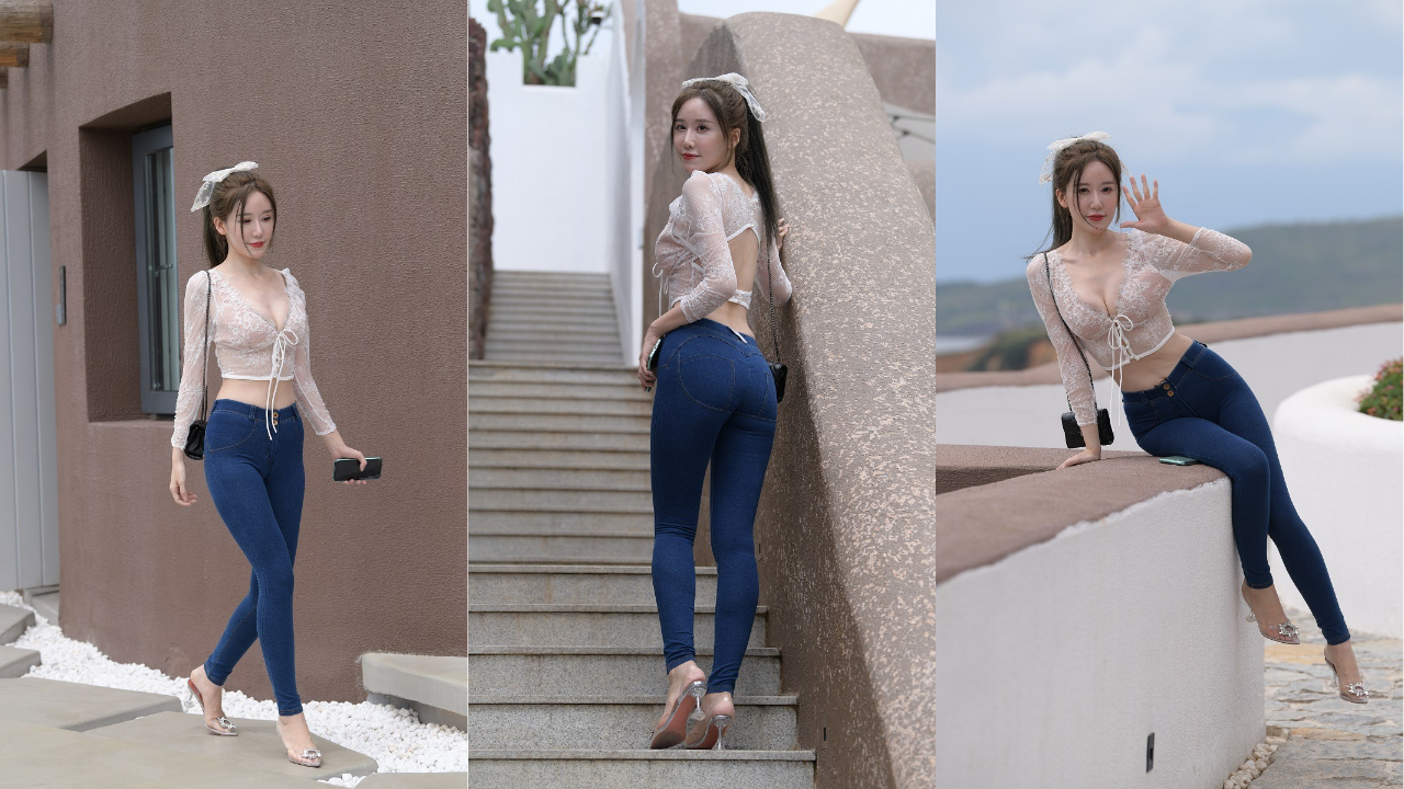 视觉冲击旅拍作品 第一篇：紧身蜜桃